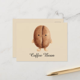 Söt Kaffeböna Vykort