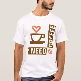 Söt kaffefantast med kaffeinfusion Blockcitat T Shirt