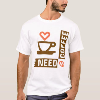 Söt kaffefantast med kaffeinfusion Blockcitat T Shirt