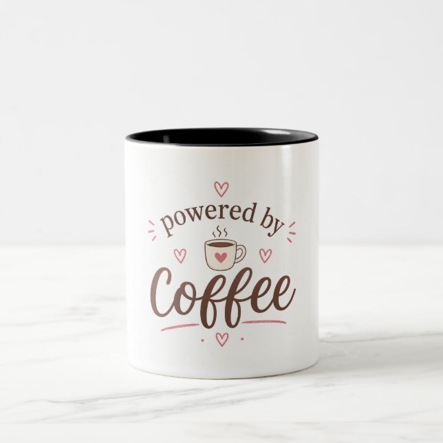 Söt kaffekärlek-mugg | Minimalistisk kaffekopp pre (Center)