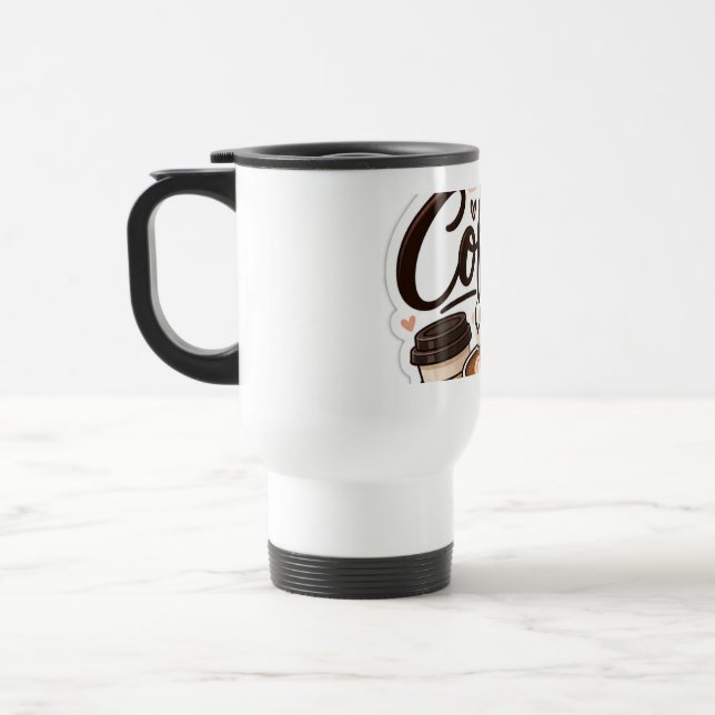 Söt kaffemugg (Vänster)