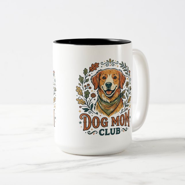 Söt Kaffemugg för Hundmamma-Klubben (Framsida höger)