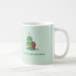 Söt kaffesköldpadds-mugg kaffemugg