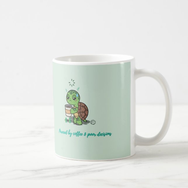 Söt kaffesköldpadds-mugg kaffemugg (Höger)