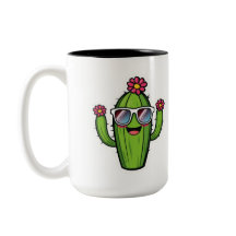 Söt Kaktus PNG - Kawaii Blomkaktus med Solglasögon