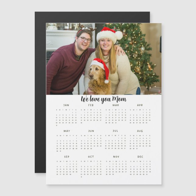 Söt kalender anpassad bild  (Fram/baksida)