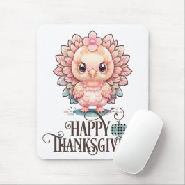 Söt kalkon för Thanksgiving Musmatta