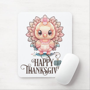 Söt kalkon för Thanksgiving Musmatta