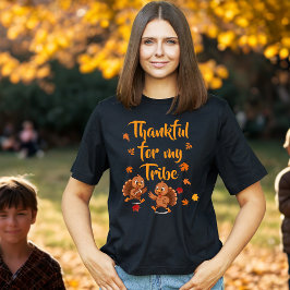 Söt kalkonfamilj för Thanksgiving T Shirt