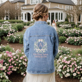 Söt Kam med Röslätt Rosa Slöja | Monogram