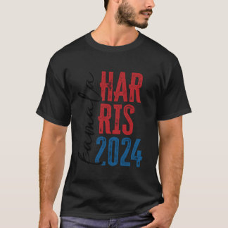 Söt Kamala Harris Shirt 2024 Grunge Script Femi T