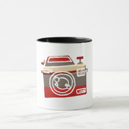 Söt Kamera Kärlek Hjärtan Fotografi Grafik Mugg