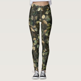 Söt kamouflage Damtilbehör  Kvinnliga Capri-byxor Leggings