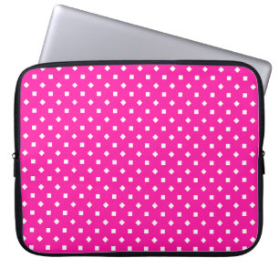 Söt kandy Rosa och White Laptop sleeve