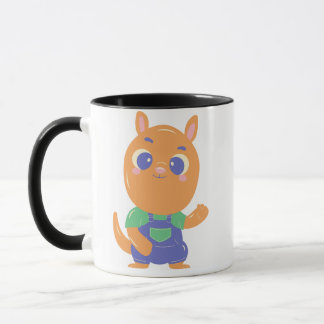 Söt kängurumugg mugg