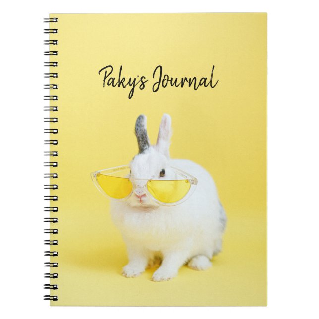 Söt Kanin Anteckningsbok (Framsidan)