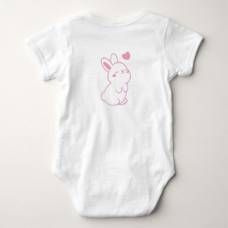 Söt kanin-bodys t shirt