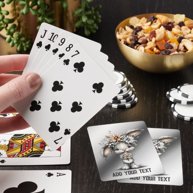 Söt Kanin Casinokort (På plats)