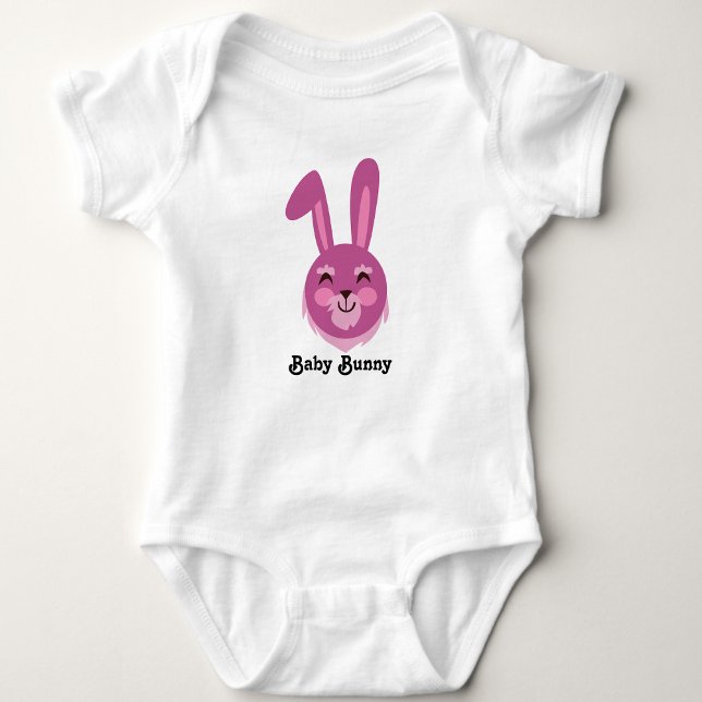 Söt kanin du kan ändra färger & text t shirt (Skapare uppladdad)