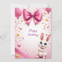 Söt kanin födelsedagsfirande 🐰
