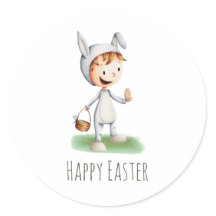 Söt kanin för barn glad påskfest