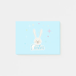 Söt kanin Glad påsk Äggjakt Party Vår Post-it Block