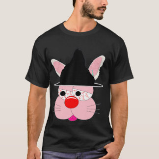 Söt kanin häxa Halloween - Tecknad Grafisk T-Shirt