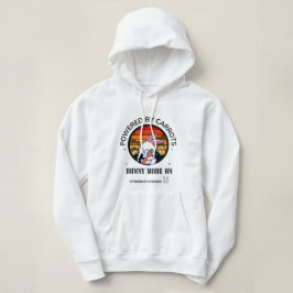 Söt Kanin Kramar Morot Retro Solnedgång T-Shirt