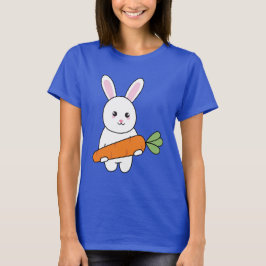 Söt kanin med morot T-Shirt