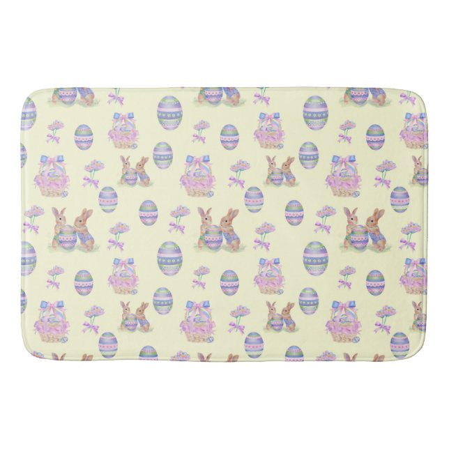 Söt kanin påskägg badrumsmatt badrumsmatta (Framsidan)