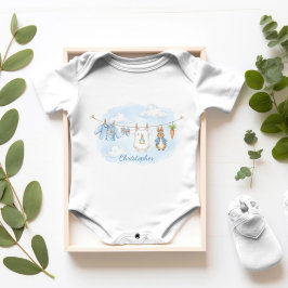 Söt kanin pojke klädstreck t shirt