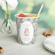 Söt Kanin, Rosa Band, Rosa Blommor, Första Födelse