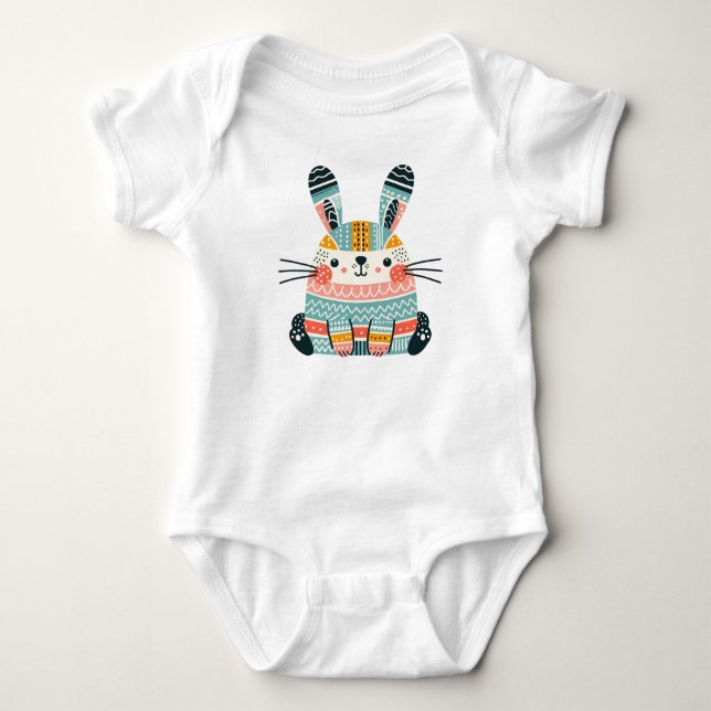 Söt kanin t shirt (Framsida)