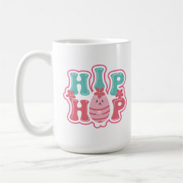 Söt kaninägg hip hop glad påsk  kaffemugg