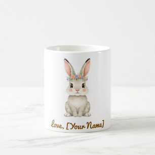 Söt kaninmugg present till mamma kaffemugg
