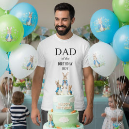 Söt kanpappa till födelsedagspojken på festfamilje t shirt