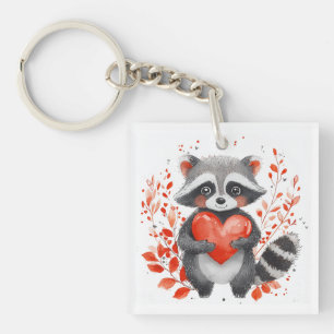 Söt kapplöpning med hjärta för valentins dag