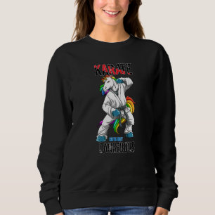Söt Karate Enhörning Söt Men Farlig Karate Uni T Shirt