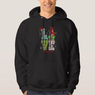 Söt KÄRLEK Basket Christmas Gnome Xmas Korgboll Hoodie