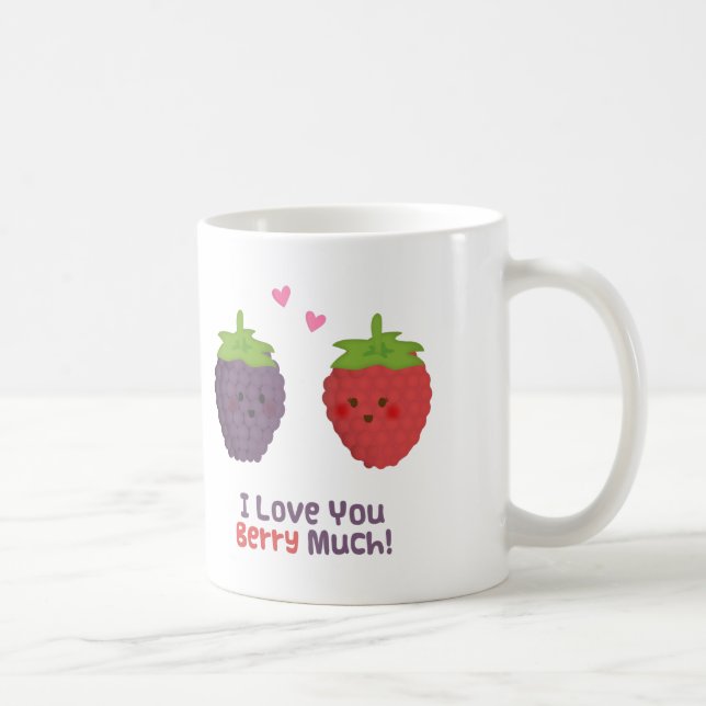 Söt kärlek Du bär mycket Pun Humor Kaffemugg (Höger)