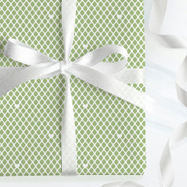 Söt kärlek hjärta gitter mesh snygg grön födelseda presentpapper