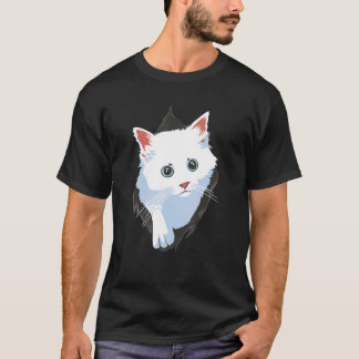 Söt katt 5 t shirt