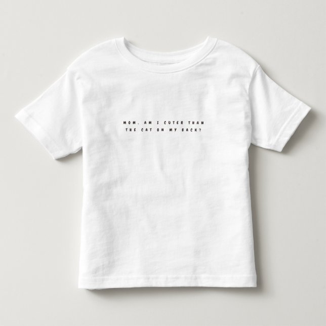 Söt katt barntröja t shirt (Framsida)