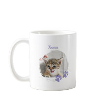 Söt katt-djur med anpassat namn