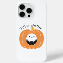 Söt katt festlig pumpa katt Halloween iPhone 1