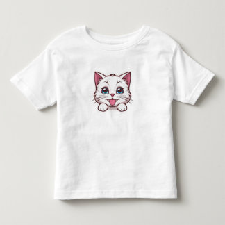 söt katt för barn t shirt