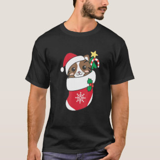Söt katt för jul katt 6 t shirt