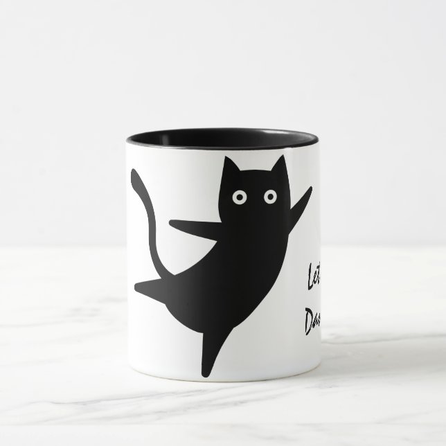Söt Katt, Glad Katt Katt,Låt Oss Dansa, Modern Mugg (Center)