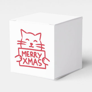 Söt katt God Jul Förmånslåda Presentaskar