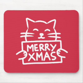 Söt katt God Jul Musmatta